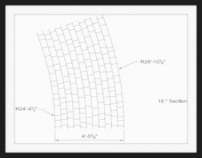 ТШаблон  для штамповки асфальта - Arch Extens 5-28.10 O-Rad