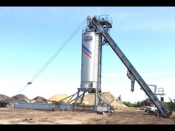 Бункер GENCOR 150 TON PORTABLE SELF-ERECT SILO